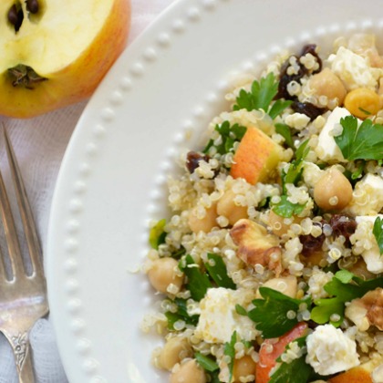 Quinoa Salad with Chickpeas, Apples and Feta - Parents Canada