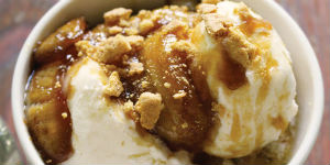 Sticky Toffee Banana Sundae - Parents Canada