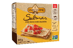Sanissimo Salmas Chia & Flax Crackers - Parents Canada