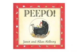 book cover with a baby in a carriage
