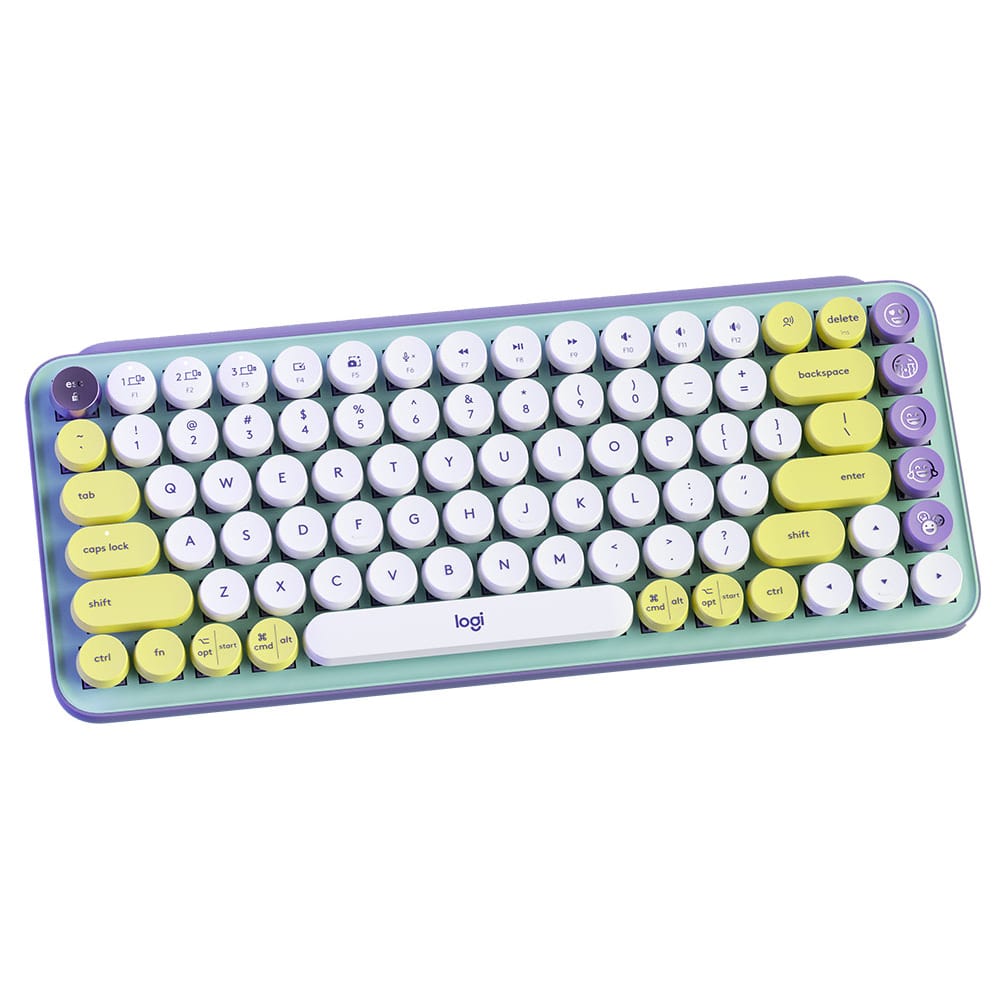 Logitech POP Keys Mechanical Wireless Keyboard in Daydream mint - Parents Canada