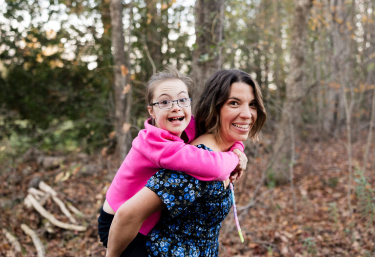 Author Adelle Purdham and daughter Elyse