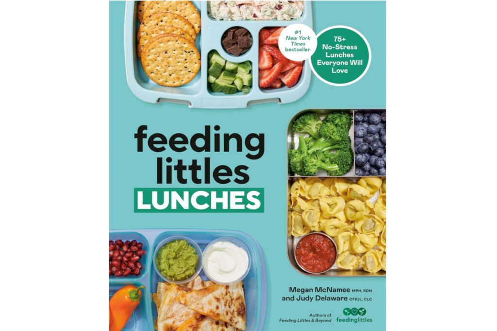 Cookbook review cover of Feeding Littles Lunches